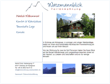 Tablet Screenshot of ferienwohnung-watzmannblick.de